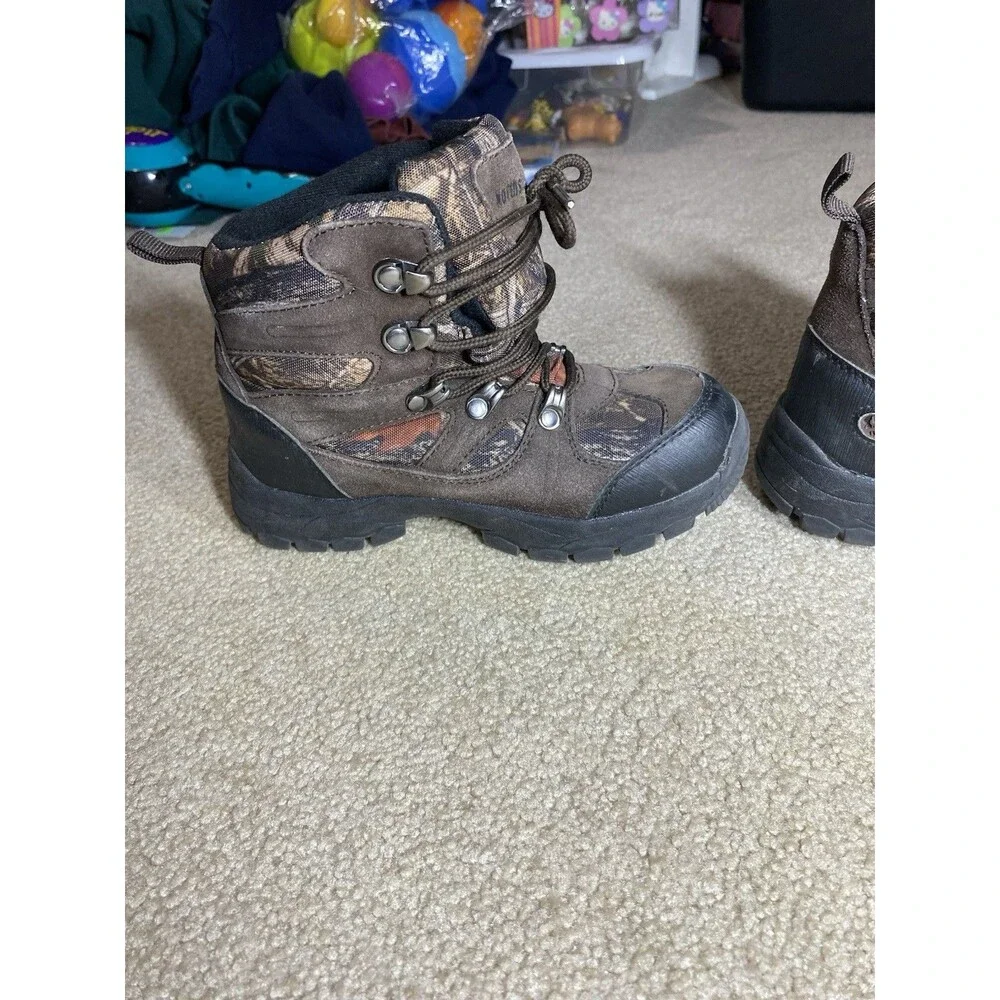 Northside Kids Renegade Waterproof Camo Hunting Boots Thinsulate Size 1 Boys